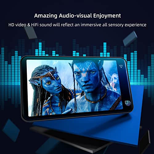 Black 4" Touch Screen MP3 Player with Bluetooth and WiFi V432