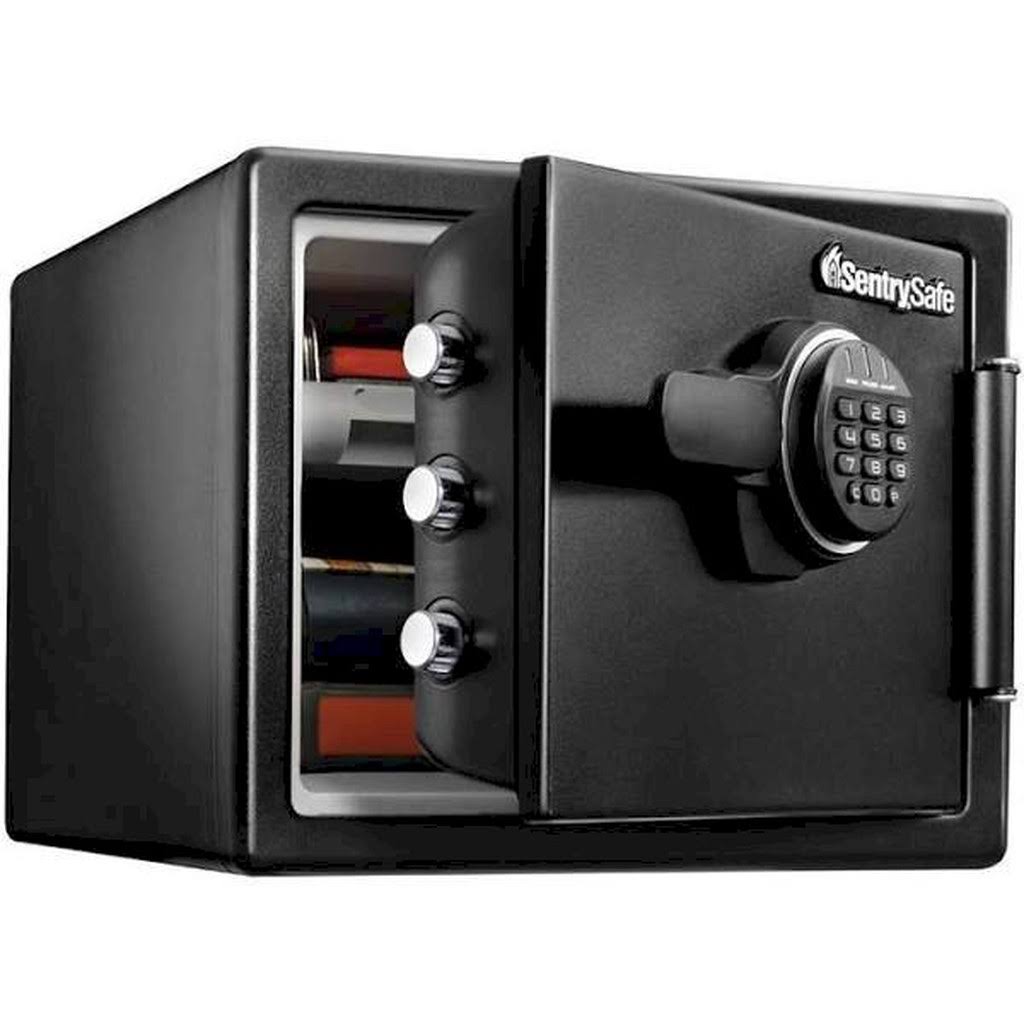 Black 0.82 Cu ft Fire-Resistant Waterproof Safe with Digital Keypad F597411