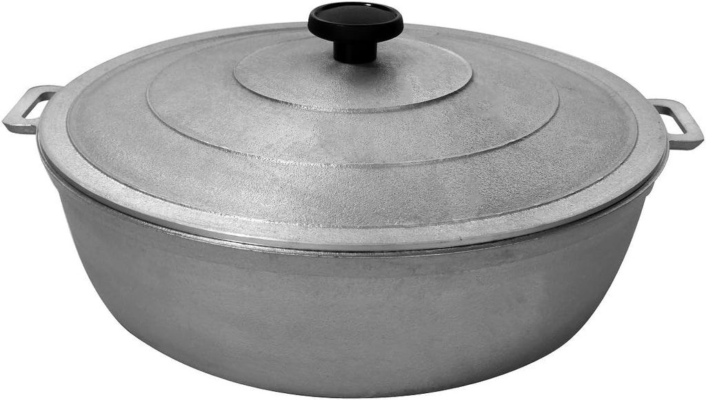 Aluminum Caldero Dutch Oven 5 QT Silver P51680