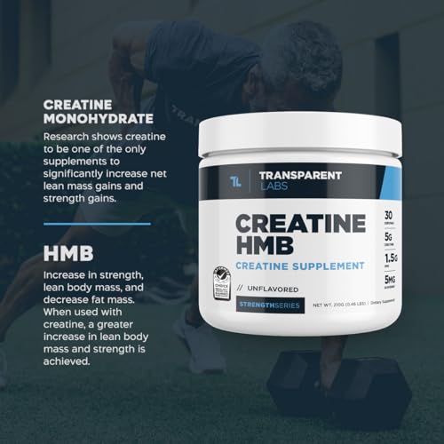 Creatine HMB 30 Servings Strawberry Lemonade & Creatine HMB 30 Servings Unflavored T56221