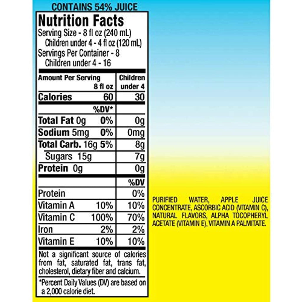 64 Fl Oz Apple Bottles (Pack Of 8) Z146374