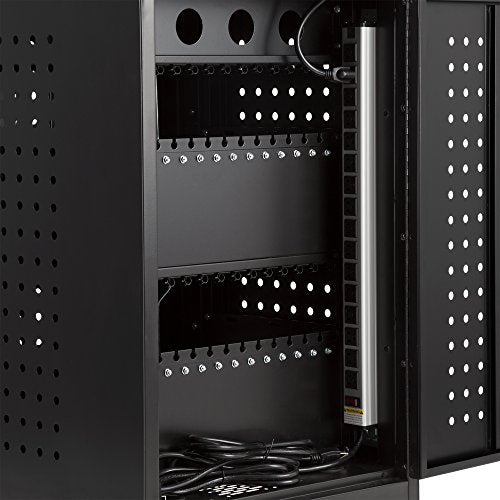 Black Mobile Charging Station for 30 Devices I29301