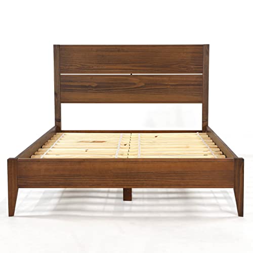 Queen Size Solid Wood Platform Bed D816322