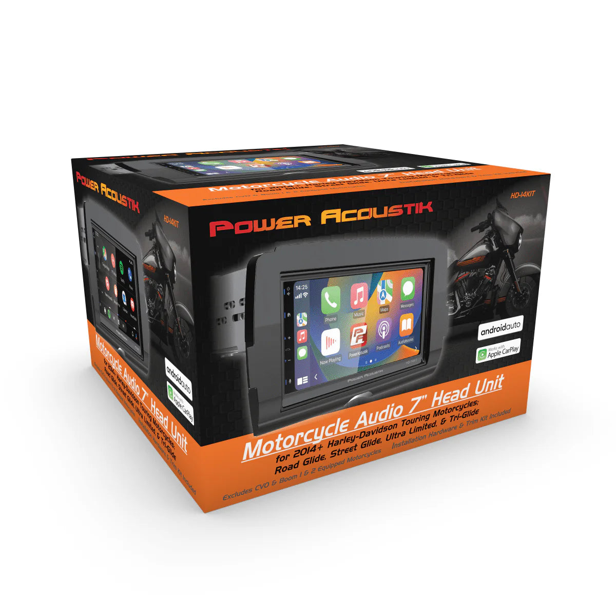 7 CarPlay Android Auto Head Unit for Harley-Davidson 2014+ Touring Motorcycle J611084