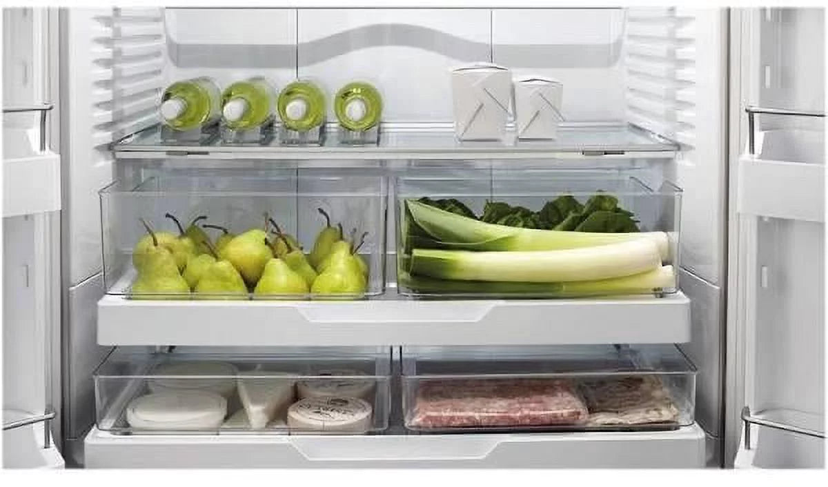 36 Inch Freestanding Counter Depth French Door Refrigerator in Stainless Steel P3676