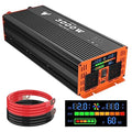 3000 Watt Power Inverter, 12V DC to 110V AC Converter, with LED Display, Dual AC Outlets, USB Port Z43685
