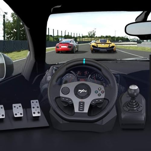 Racing Wheel with Shifter and Pedal for PS4, PC, PS3, Xbox M965