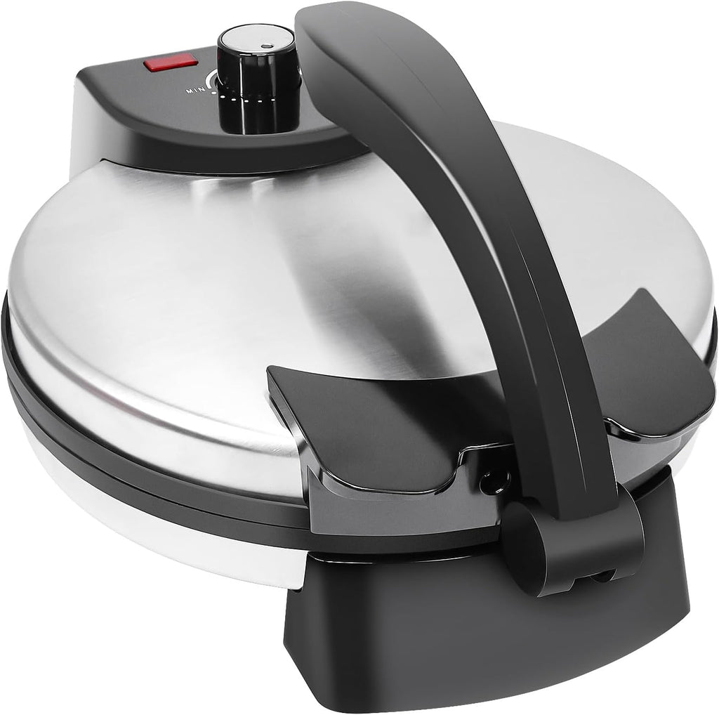 Non-Stick Electric Tortilla Press Roti Maker 10inch P38430
