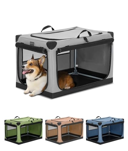 26 Inch Indoor Dog Crate with Fabric Cover I5750