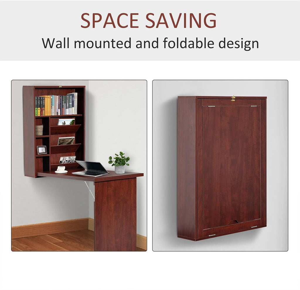 Wall Mounted Desk with Storage Area D79855