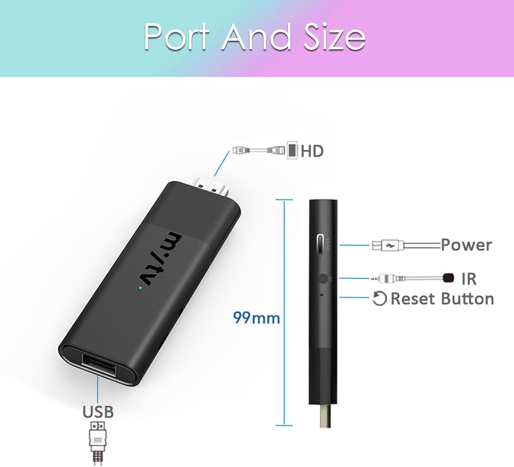 4K Smart TV Stick with BT Voice Remote N90845