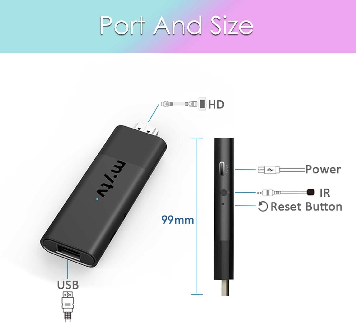 4K Smart TV Stick with BT Voice Remote N90845