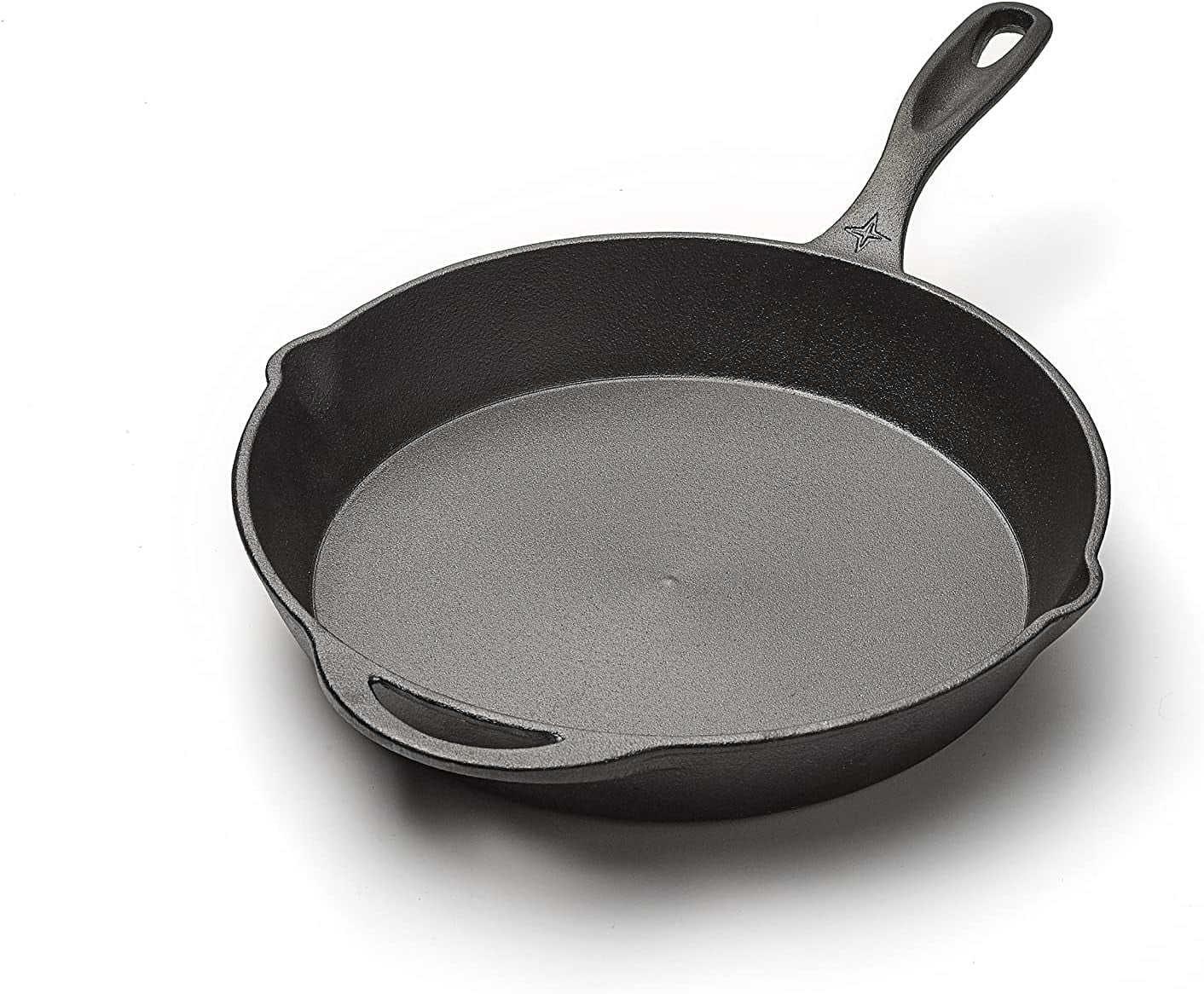 Black Enameled Cast Iron Skillet W948