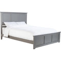 Grey Queen Bed with Foot Board N5822