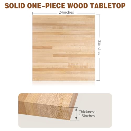 Hardwood Maple Butcher Block Counter Top 36" L x 25" W 1.5" Thickness V85034