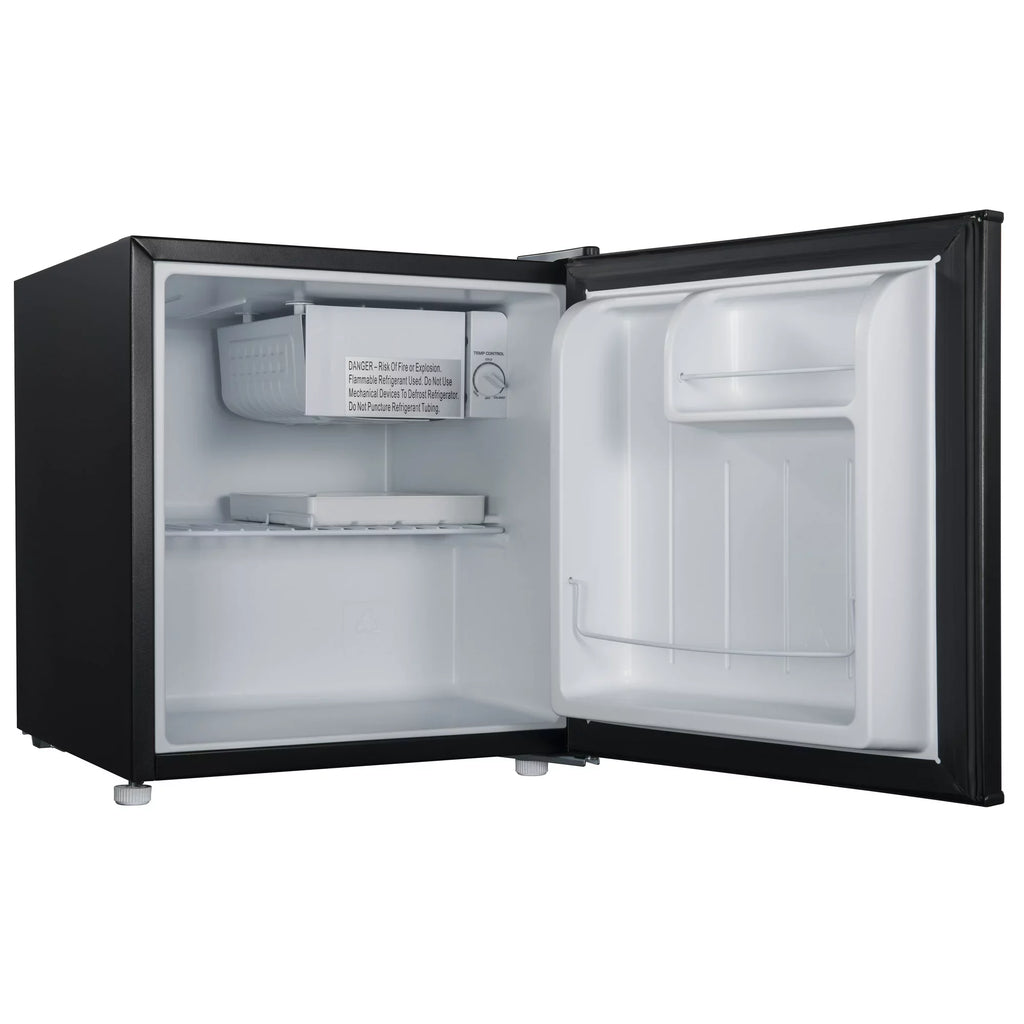 Black 1.7 Cu Ft Single Door Mini Fridge D698673