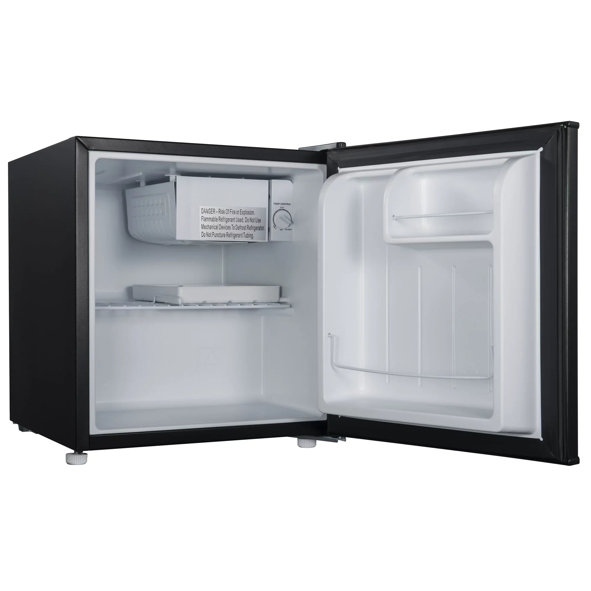Black 1.7 Cu Ft Single Door Mini Fridge D698673