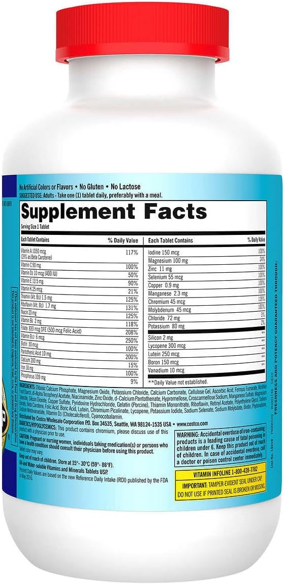Daily Multi Vitamins & Minerals 500ct M99301