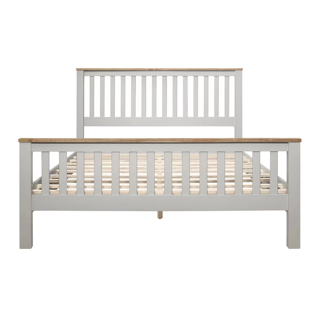 Gray Queen Bed Frame with Headboard Z337728