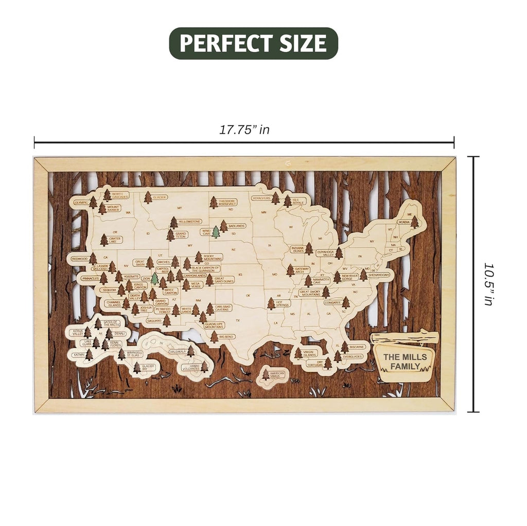 National Parks Map W242565