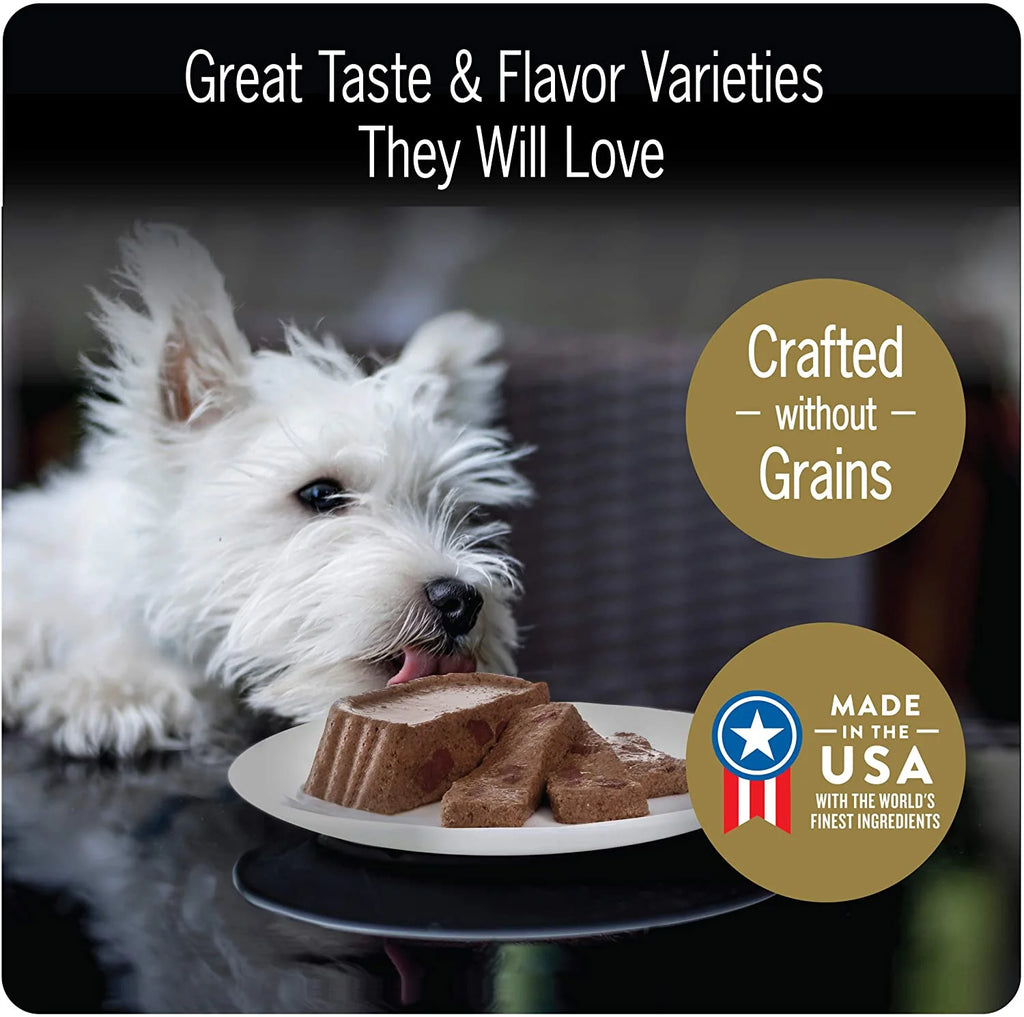 24 Pack 3.5 oz Soft Wet Dog Food Variety Pack I8245