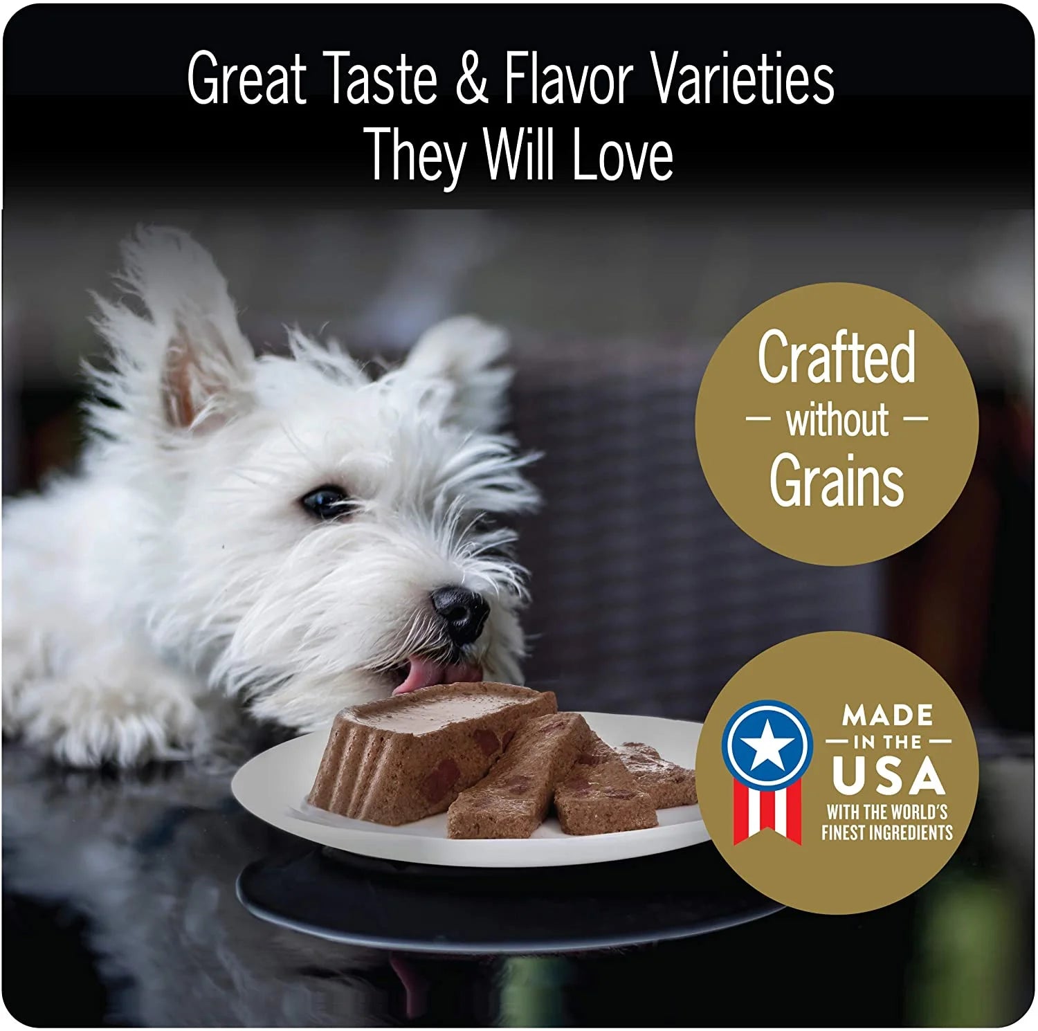 24 Pack 3.5 oz Soft Wet Dog Food Variety Pack I8245