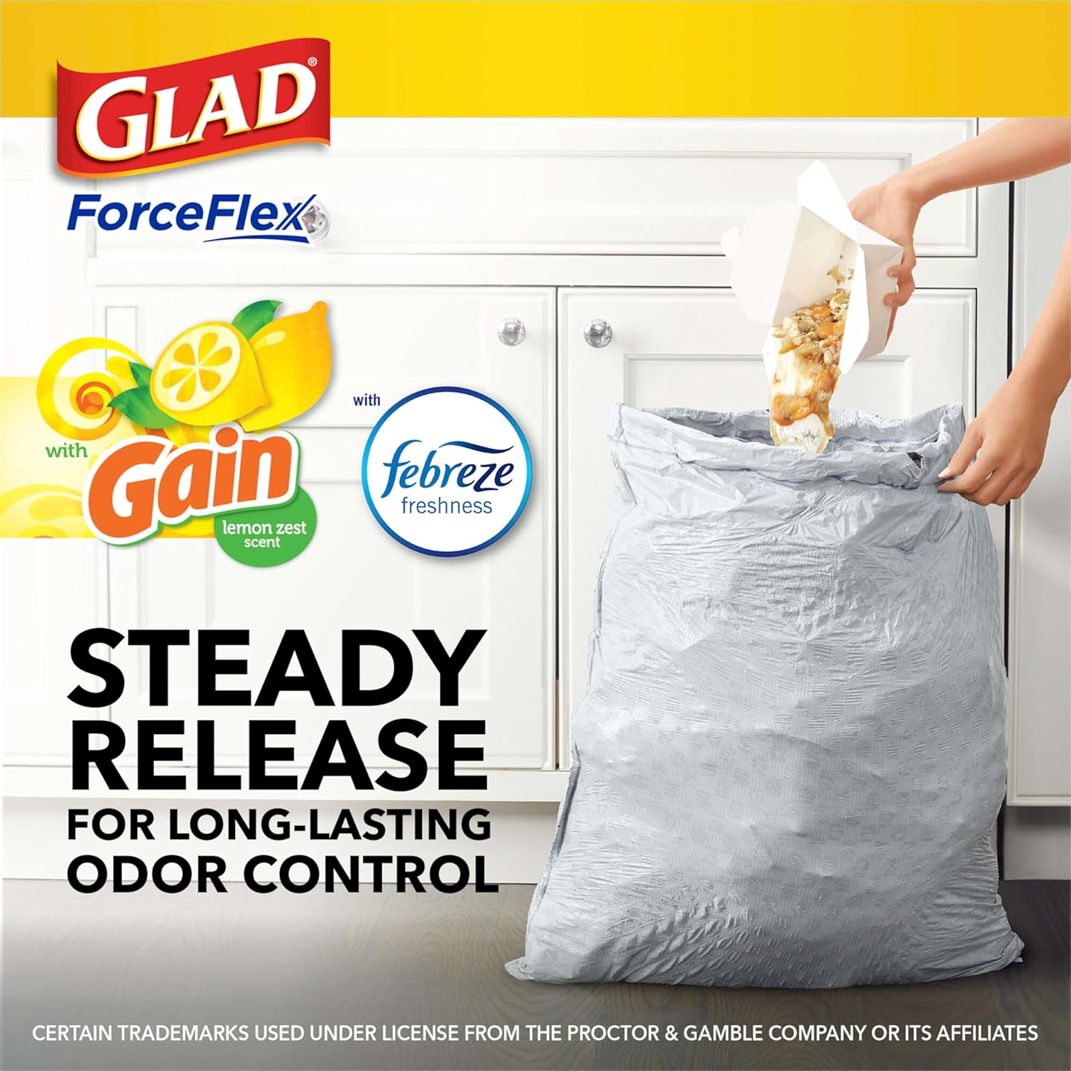 13 Gal Tall Kitchen Drawstring Garbage Bags, 110 Ct X5625