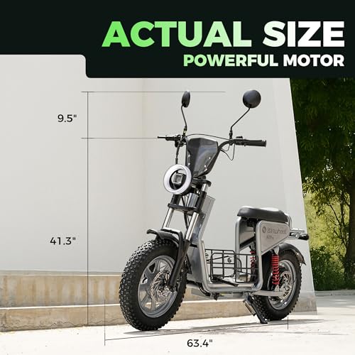 21/38 MPH 1200W Electric Scooter with Seat R479688