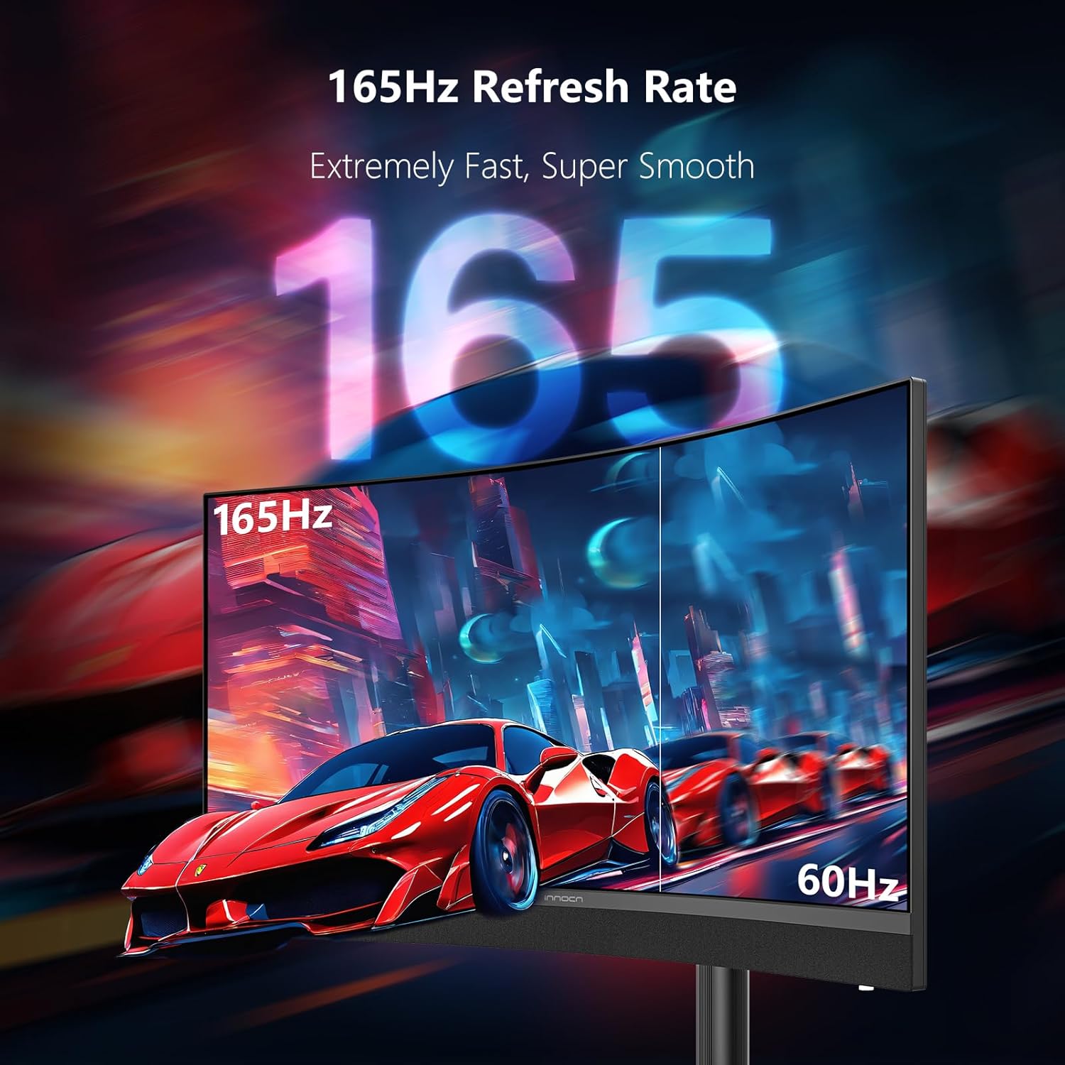 34" Curved Ultrawide Gaming Monitor 3440 x 1440p 165Hz Black P34512