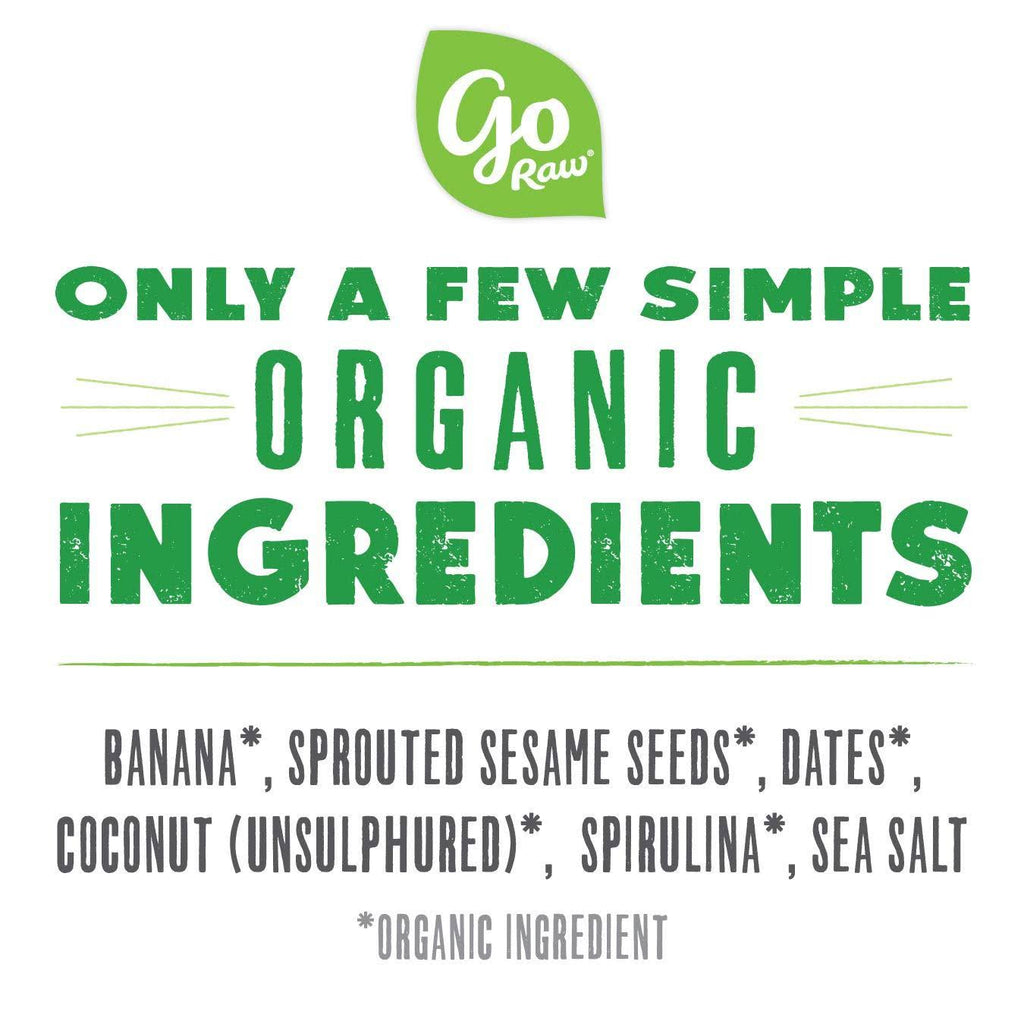 Organic Sprouted Bars Spirulina Sesame - 25 Bars O1715