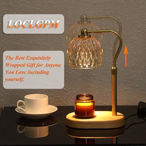 White Candle Warmer Lamp with 2 Bulbs E64881