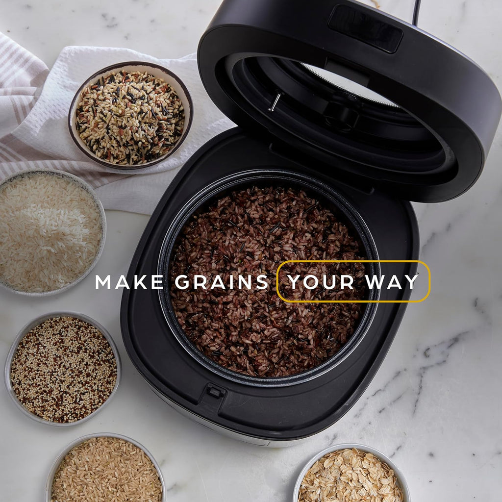 12 Cups Black Rice Cooker with Steam Basket F566820