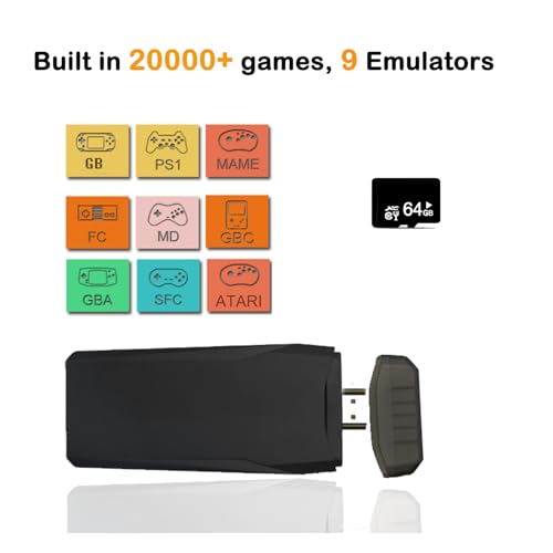 4K HDMI Retro Game Console with Dual Controllers Y1813