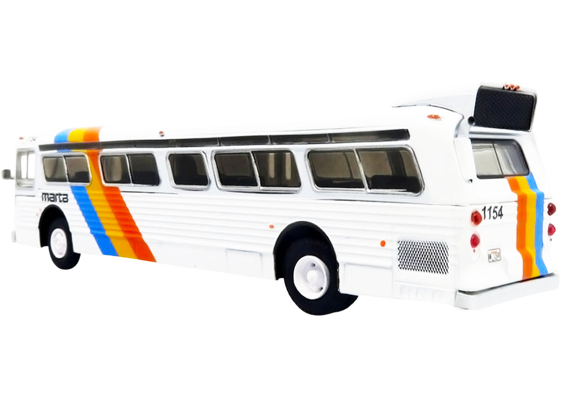 White 1/87 Diecast Bus Model T878