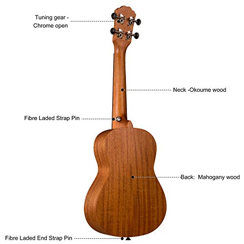 Natural Matt Concert Mahogany Ukulele Kit E38427
