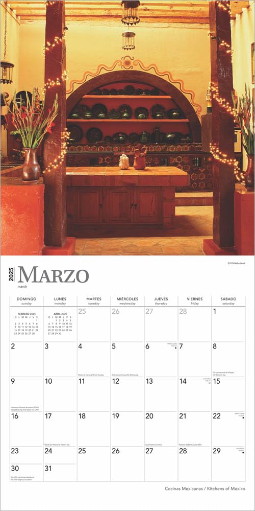 12 x 24 Inch Monthly Square Wall Calendar X708