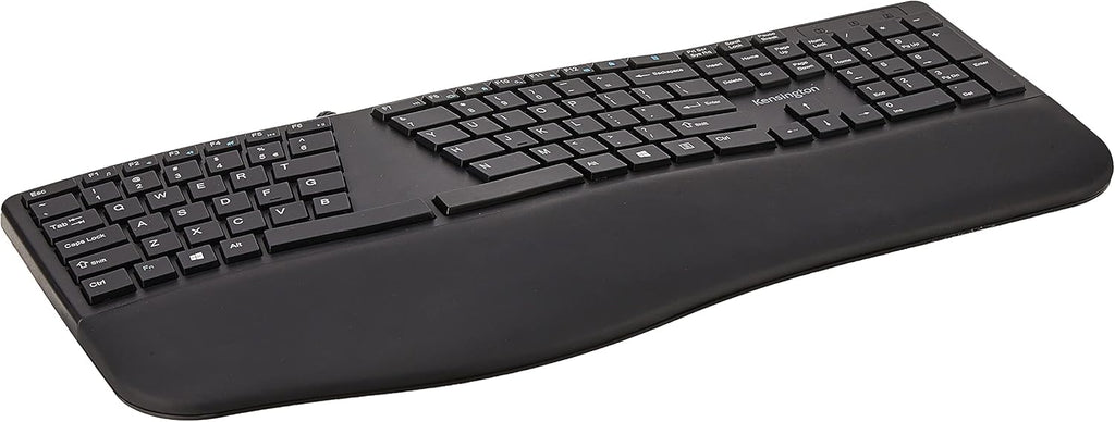 Black Ergonomic Wireless Keyboard Pack of 2 F612