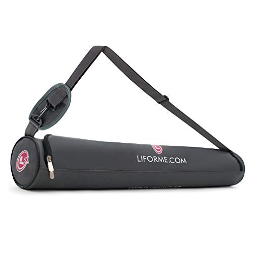 Travel Yoga Mat with Alignment System, Non-Slip, Eco-Friendly, Natural Rubber Y93995
