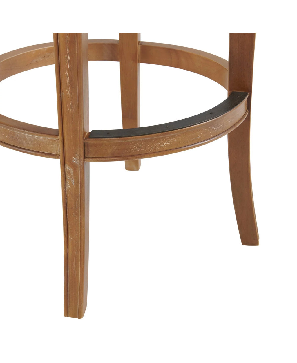 Weathered Brown and Beige Swivel Bar Stool A757177
