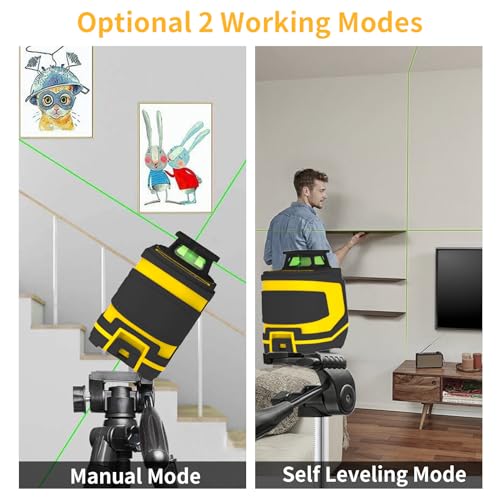 Green Cross Line Self-Leveling Laser with Tripod Q962790