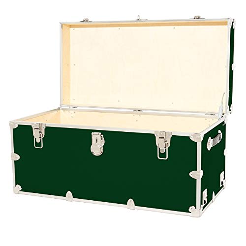 Black Leather Embossed Vinyl Trunk 36"x18"x18" P1803