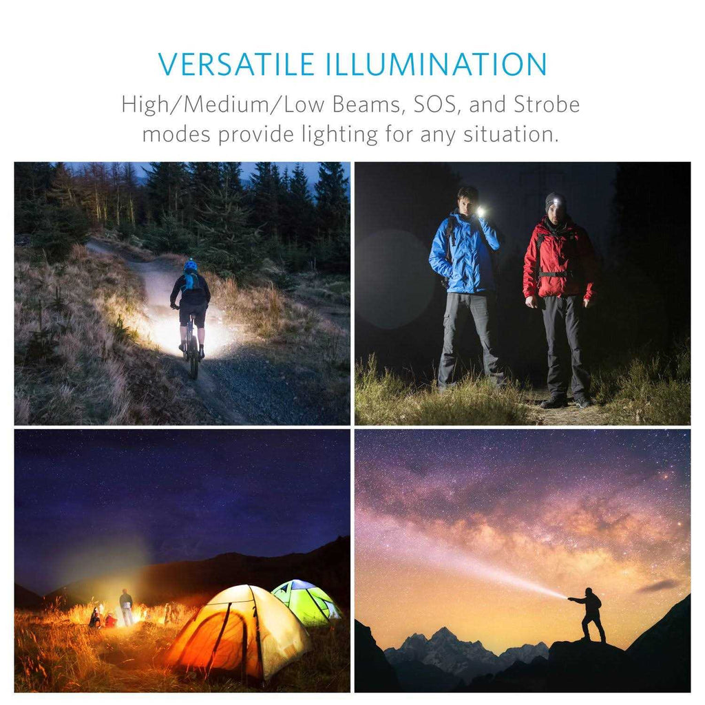 Rechargeable LED Flashlight 400 Lumens Z112