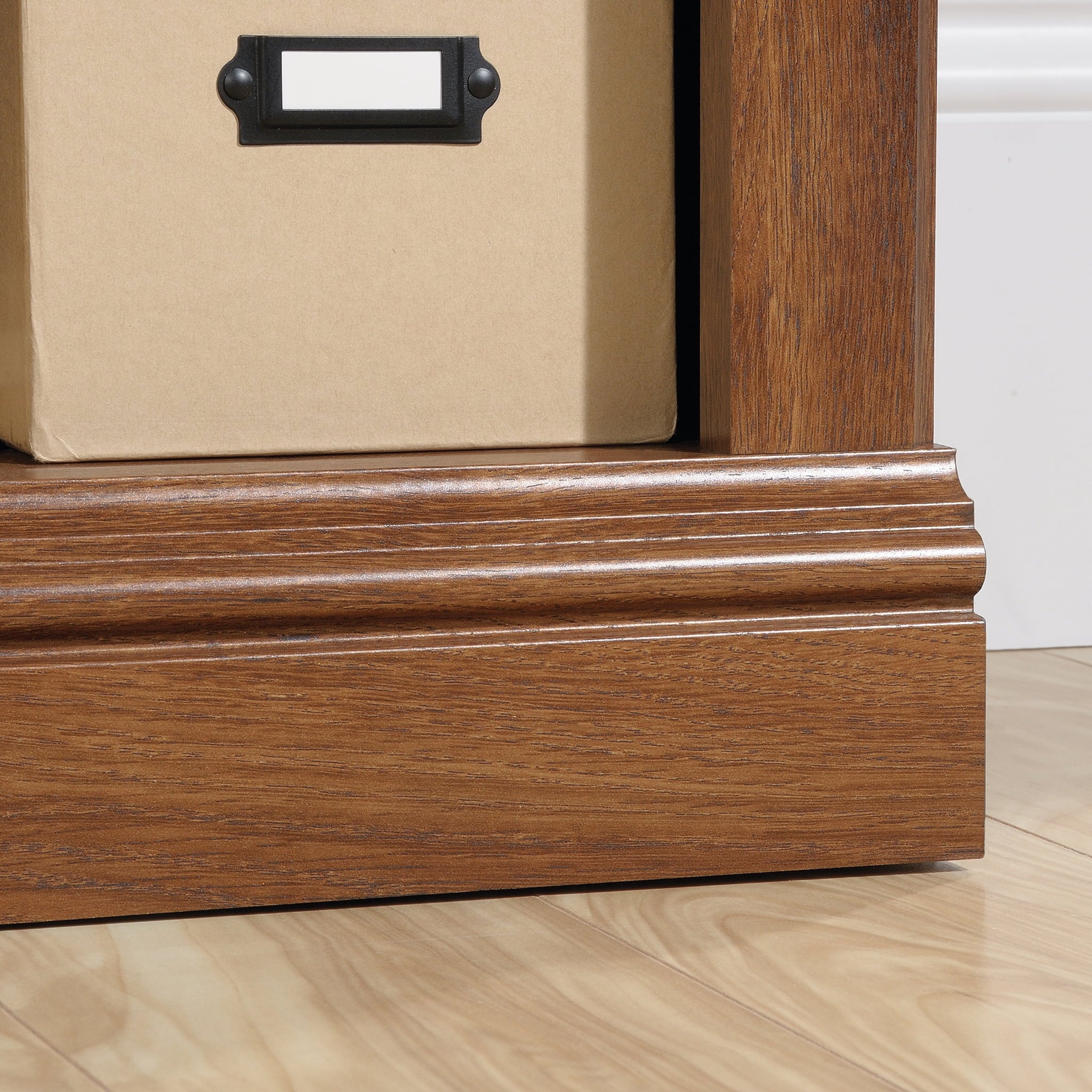 Oiled Oak Finish 2-Shelf Bookcase C5297