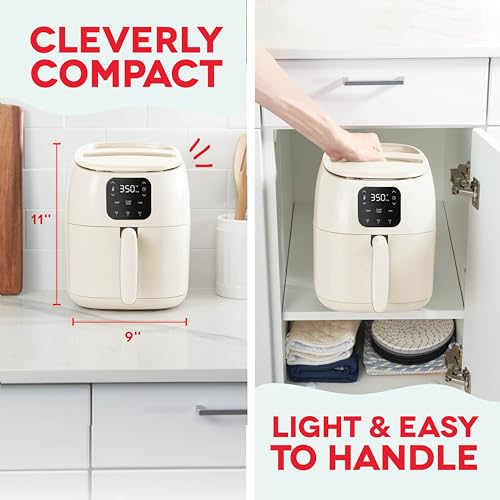 Compact Grey 2.6 Qt Electric Air Fryer Oven F6770