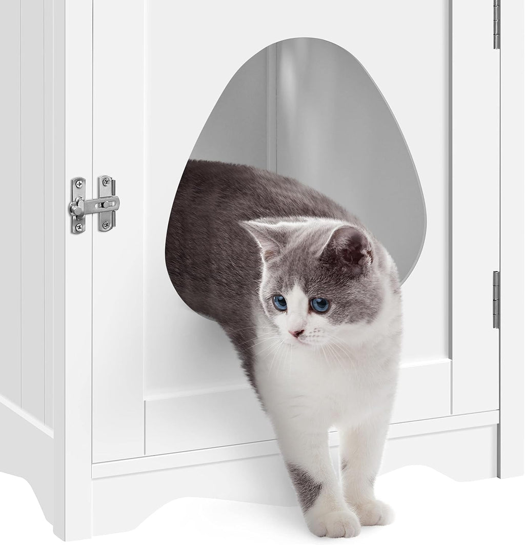 Hidden Cat Litter Box Enclosure Furniture Z946