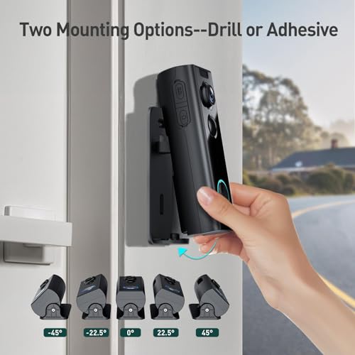2K Video Doorbell Camera with Chime, Night Vision Y132458