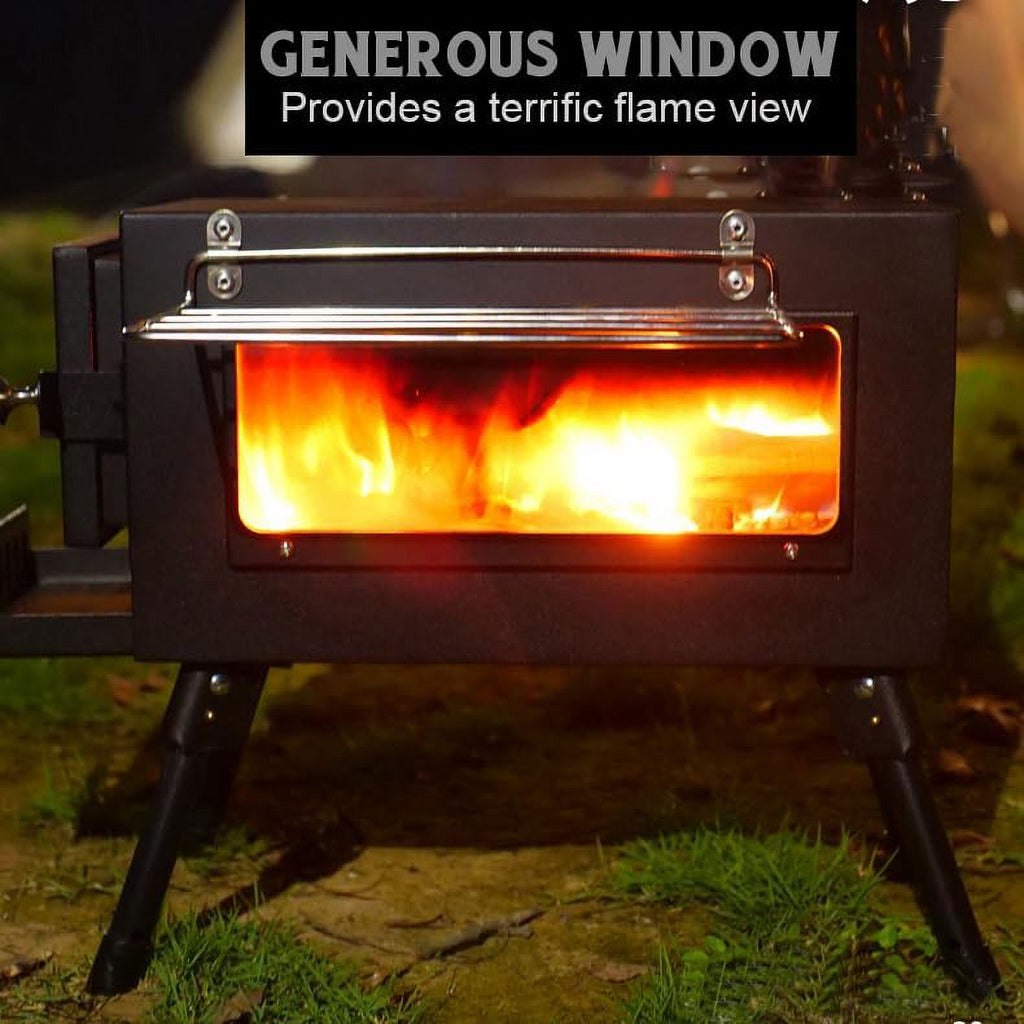 Large Side Window Wood Burning Stove (XL) L10489