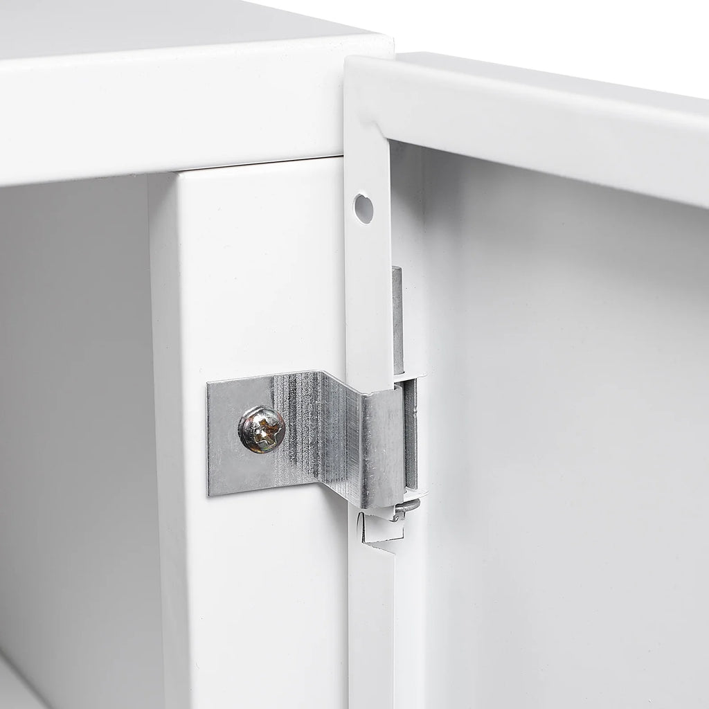 White 2 Door Mobile Lateral File Cabinet Z957