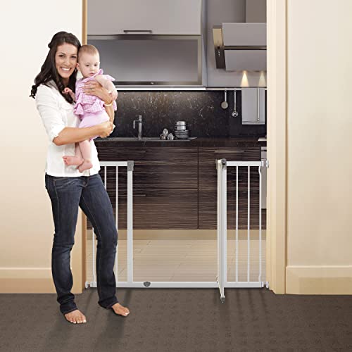 White Extra-Wide Baby Safety Gate K8534