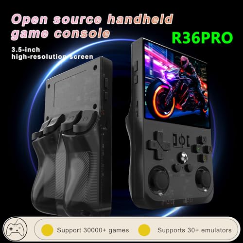 Handheld Game Console 4.0 Inch IPS 64GB TF Card 4000mAh Battery New Black G2080